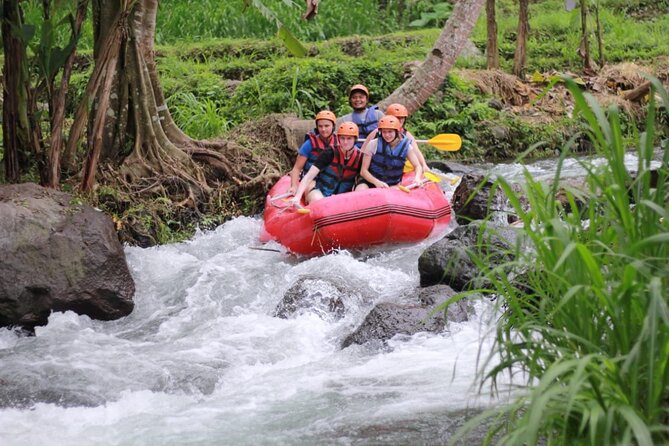 Telaga Waja River Rafting Bali & Zipline (Less Stairs) - Telaga Waja: fewer stairs, grade II–III rapids, and dam descent choices