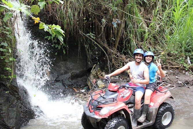Thing to do – ATV Quad Bike, River Tubing and Tlaga Singha - Entering Singapadu Kaler on an automatic ATV