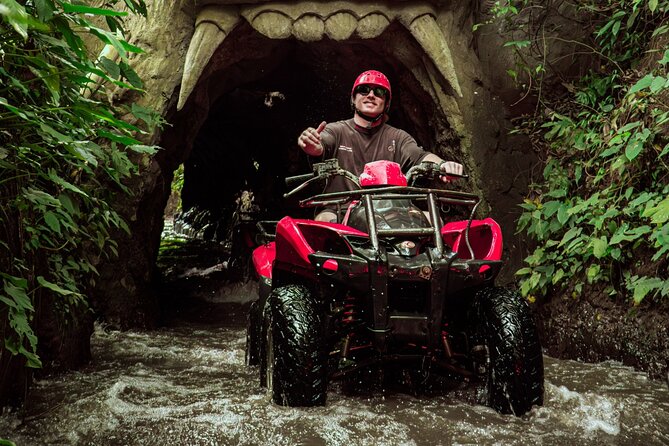 Ubud ATV Quad Bike with Infinity Pool Access All Inclusive - Muddy highlights: small waterfalls and forest-path photo stops