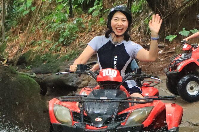 Ubud ATV Ride through Jungle and Waterfalls - The route: rice fields, bamboo, streams, and cave sections