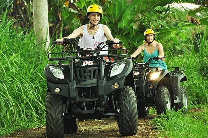 Ubud ATV Ride with Waterfall, Dragon Cave & Lunch – 2 Hours - Rice paddies and the waterfall: where the photos happen