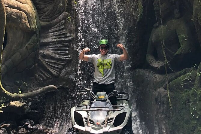 Ubud : ATV Temple Run Adventure - Tegenungan Waterfall and River Club Omma: End With a Swim