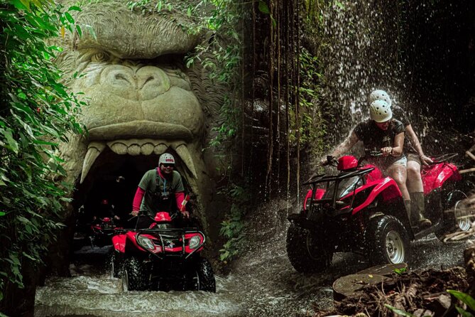 Ubud Bali ATV Quad Bike Legong Temple cave with Lunch and Pool - Meeting point and the shape of your group experience