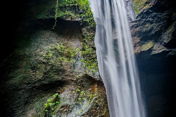 Ubud Hidden Gems Waterfalls and Private tour - Tukad Cepung Waterfall: canyon-scale cliffs and another cave setting