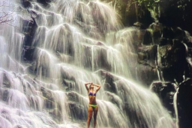 Ubud Highlight Rice Terrace,Waterfall,Temple and Art village - Kanto Lampo Waterfall: swim time and photo-friendly views