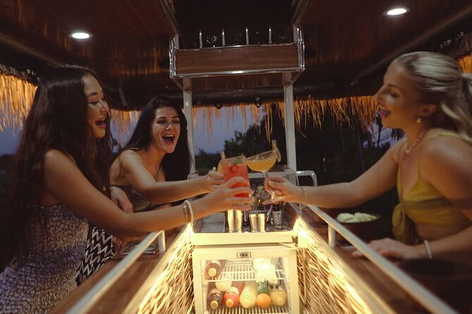 Ubud Sunset Mixology Tour by TikiBus - The Ubud Route: Palace, Market & Plaza, Monkey Forest, and Temples (From the Road)