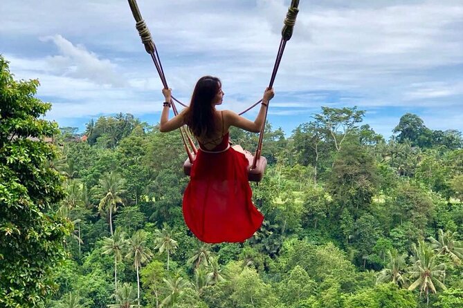 Ubud: Swing - Monkey Forest - Waterfall - Temple - Rice Terraces - Art Crafts - Getting There From Kuta and Other Areas Without Losing the Day
