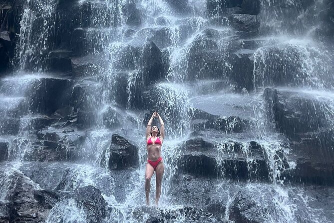 Ubud Top Waterfall and swing in tegallalang - Entering The Waterfall Route From Ubud: How the Day Flows