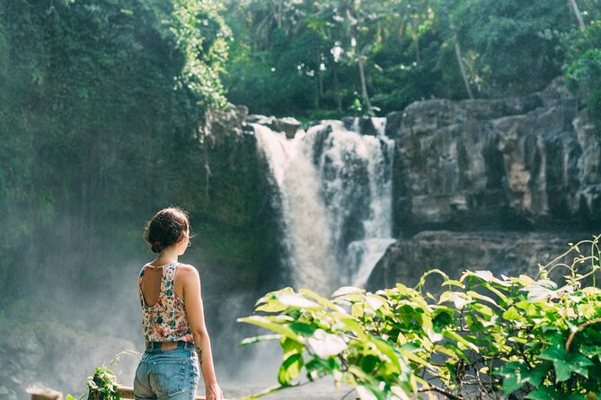 Ubud Tour Waterfall Rice Terrace Temple and Art Village - Stop 1: Tegenungan Waterfall without the guesswork