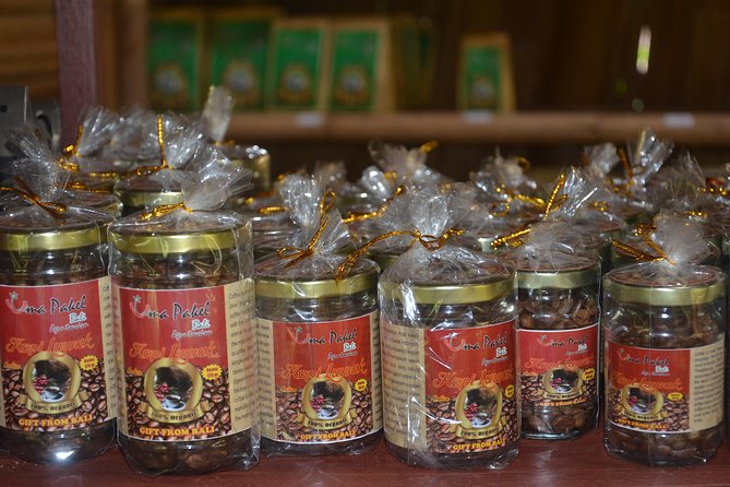 Ubud Village Sightseeing, Famous Paddy Field And Ubud Waterfall - Pulina Agro Tourism coffee demo: short stop, strong character