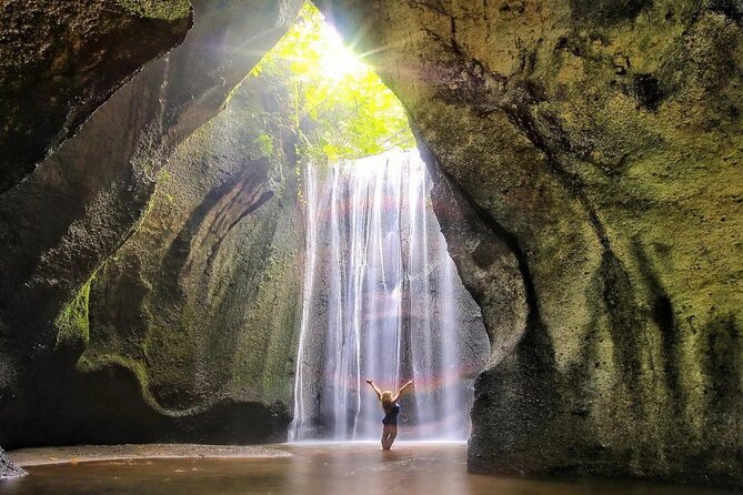Ubud Waterfalls and Rice Terraces Private Day Tour - Tibumana Waterfall: jungle calm and a refreshing pool