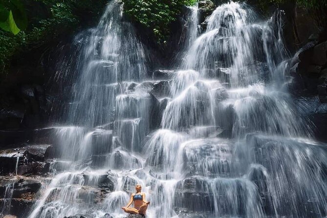 Ubud Waterfalls, Temple and Rice Terrace - Private Tour - Tibumana Waterfall: natural pool vibes and a quieter feel