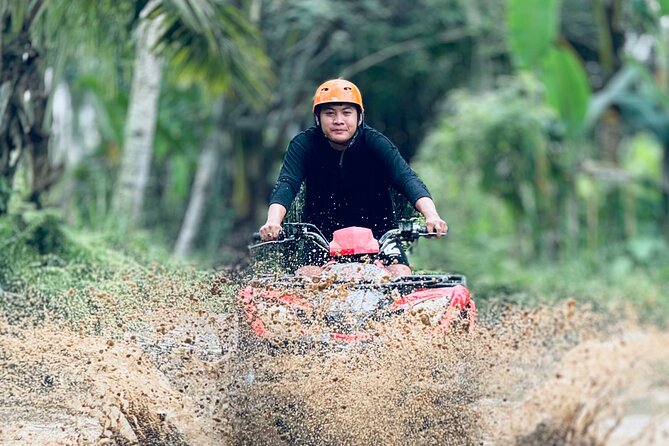 Ubud Zip-Line Adventure, Rice Terrace & ATV Quad Bike - A full-day mix in Ubud: ATV quad bike plus Tegalalang zipline